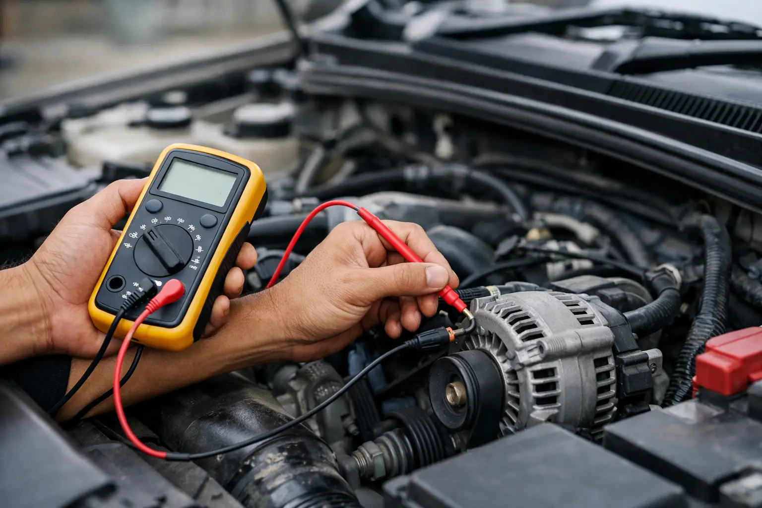 How to Test a Car Alternator With a Multimeter